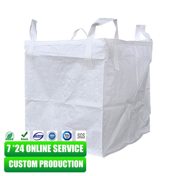 Bulk bags 1ton big bag builders container  in china pp woven fabric bag 500kg 1000kg 1200kg 1500kg 2000kg