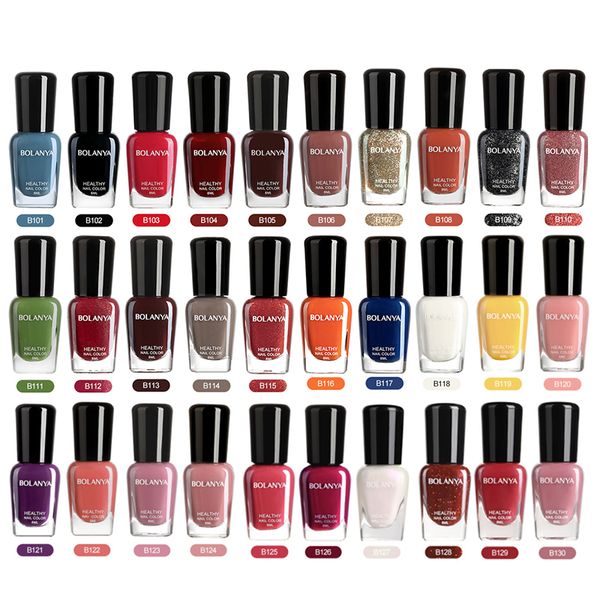 BOLANYA Wholesale Muslim Vegan Nail Polishes Supplier Healthy Water Permeable Halal Nail Polish