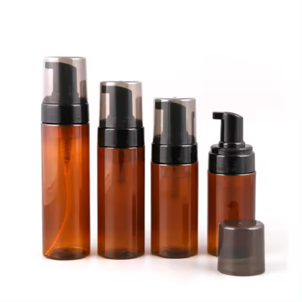 PAVICO PACKAGING COMPANY LIMITED Hot Selling Factory Price Custom Printing Matte Surface 100ml 150ml 200ml PET Face Cleanser Liquid Foaming Mousse Pump Bottle