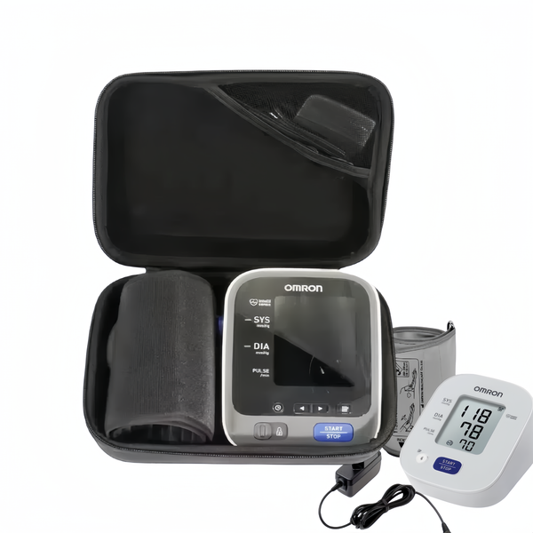 Custom logo hard medical case bag blood pressure monitor storage eva case for  arm blood pressure monitor
