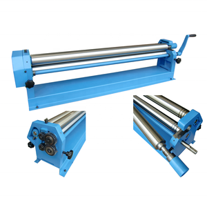 W01-1.5X1300  TTMC Manual Slip Roll Machine Roll Bender 3 Rolls Plate Rolling Machine