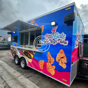 Fully Equipped Stainless Steel Electric Fast Food Vending Cart Customizable Food Truck from Factory Restaurants Farms Wineries