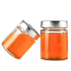 4oz 8oz 12oz 20oz Glass jars in bulk glass jars and containers small glass jars with metal twist off lid