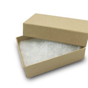 Wholesale Kraft Box Cotton Filled Cheap Jewelry Bracelet Boxes Christmas Gifts Box