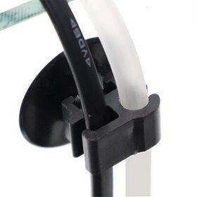 Aquarium Water Tube Black Suction Cup Fish Tank Wire Suction Cups Fixed Clip Suction Hooks for Air TubingPopular