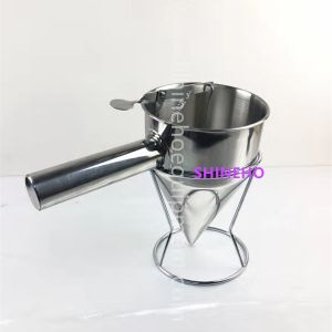 Stainless Steel Baking Funnel,Cake Desserts Durable mini piston Batter Dispenser