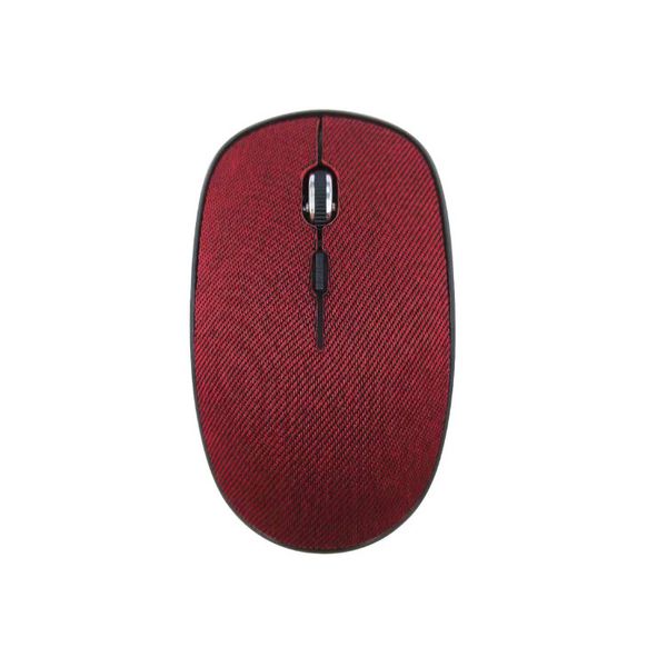 Custom Logo Colorful Optical Fabric Wireless Mouse Slim 2.4G Computer Mouse