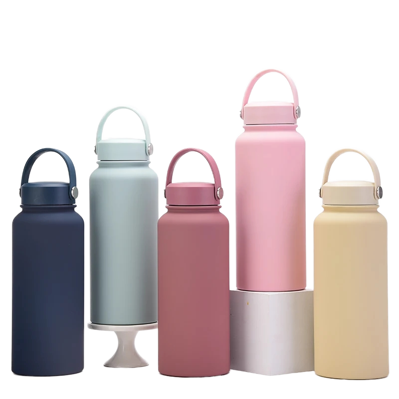 Wuyi Qiyuan Daily Necessities Co., Ltd. Custom Logo American Large Capacity Thermos Travel Cup Double Wall Insulated Stainless Steel Vacuum Flask Thermal Water Bottle