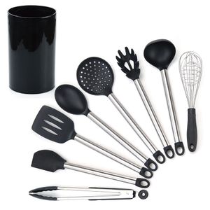 kitchen accessories Supplies Set Cooking Nonstick Pot Spoon Spatula Tube Handle Stainless Steel Silicone Kitchenware available