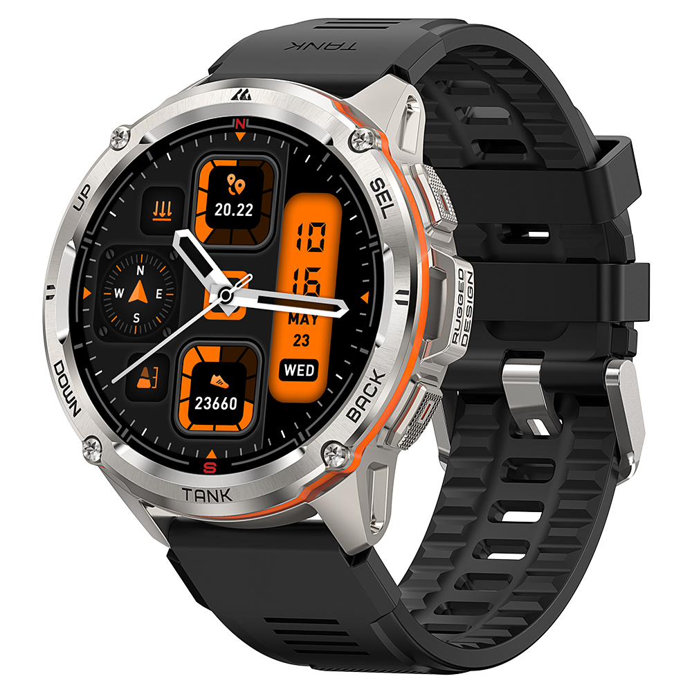 Shenzhen Kospet Technology Co., Ltd. 2024 KOSPET TANK T3 ULTRA 470mah outdoor sport smart watches BT calling smartwatch GPS for 5ATM waterproof smart watch for men