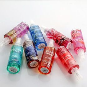 Hot Sale Newest Design Private Label Shinning Shimmer Body Mist body moisturizer Best Natural Organic Mist Perfume For Woman