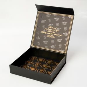 Custom Logo Folding Rigid Cardboard Cosmetic Magnetic Gift Box Recyclable Packaging Paper Box With Magnet Lid