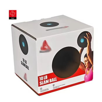 Corrugated cardboard ball display boxes custom logo packaging football display box with window