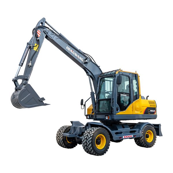 CE China Shandong sale heavy equipment machine 8 ton wheel excavator price for household and construction