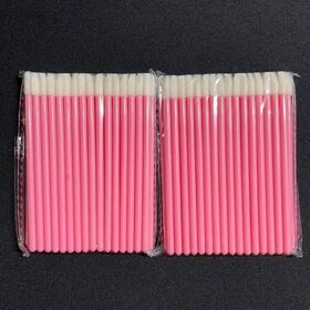 Mini silicone lip brush disposable black lip scrub brush tool lipgloss brush