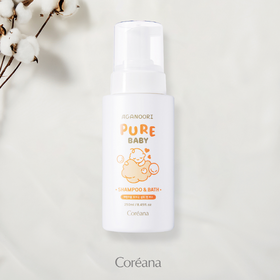 Coreana Korea-Made Non-Irritating Cleaning & Caring Baby Skin Pure Baby Shampoo & Bath 8.45 fl.oz