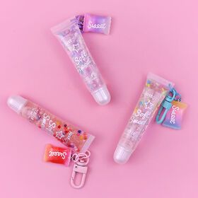 Professional Children Makeup Manufacturer Key Chain Fruity Cute Lip Gloss Vendor child lipgloss kid make up child lip glossPopular