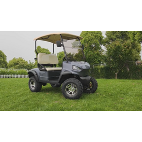 2 Seat Motorized Electric Utility Golf Cart with long cargo box
