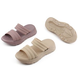 Women Double Strap Low Wedge Sandals Flatfoam Casual Shoes Summer Comfortable Beach Sandals Womens Slippers Women's Sandals