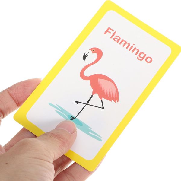Custom Durable Playing Card Deck Printing Kids Educational Animals of All Kinds Flash Card Playing With Children Card