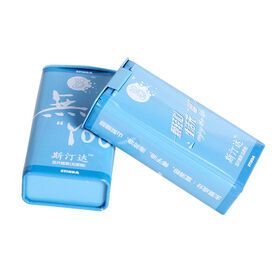 Food grade recyclable customize candy tin  mini small mint candy tin storage box metal candy tin can