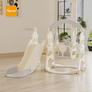 Durable Slide Baby Multi 3 In 1 Mini Toddler Kids Safe Slide Plastic For Indoor Plastic Playground