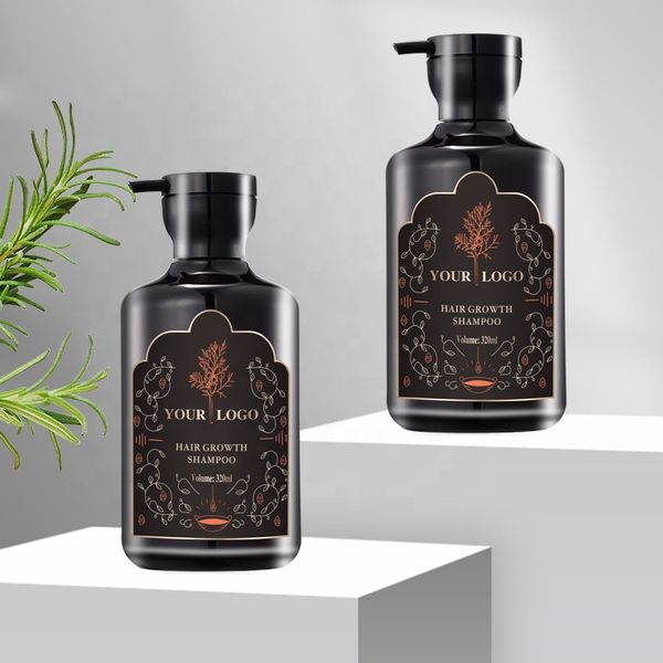 Wholesale Hot Selling Private Label OEM Herbal Organic Hair Growth Shampoo Anti-Hair Loss Shampoo 320Ml