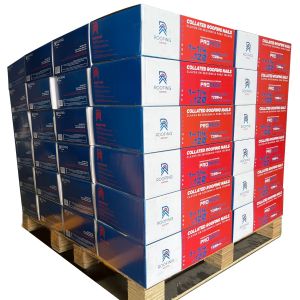 PALLET 1-1/4 INCH RING SHANK COIL ROOFING NAIL (7200 PACK/BOX) - USA BASED - MIAMI DADE APPROVED