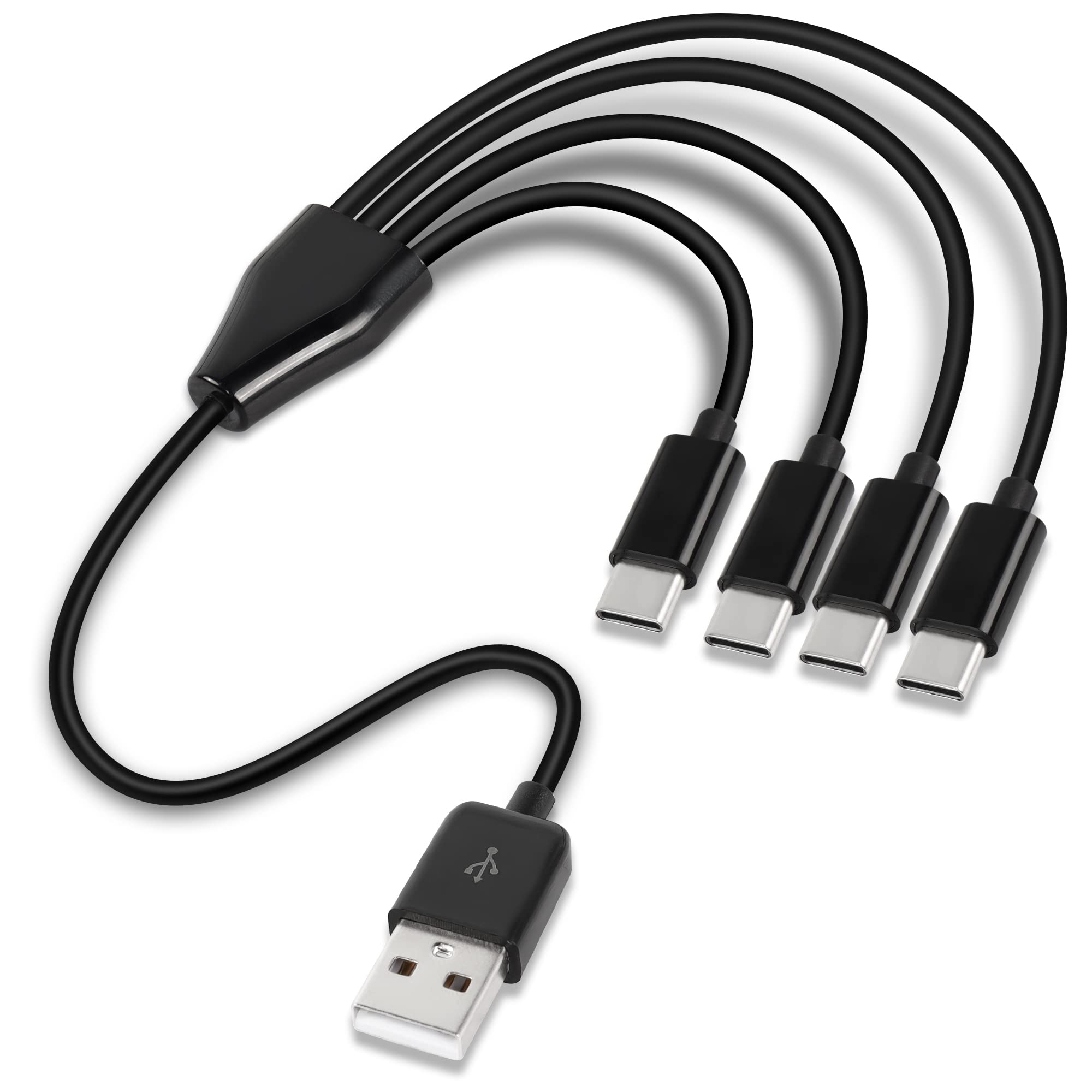 Shenzhen Ankebo Technology Co., Ltd. 50cm 4 in 1 USB type C charger cable power 4 USB-C phones at once , USB Type-C Cable 4 in 1