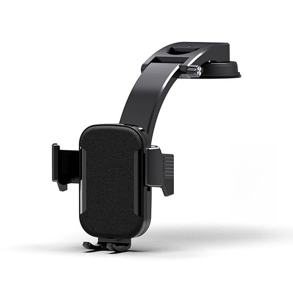 Long Gooseneck Curved Folding Universal Mobile Phone Holder Portable Flexible Car Dashboard Windshield Mount Stand