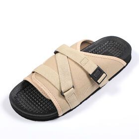 Outdoor Slippers Men's Slide Sandal Summer Indoor Slipper for Man Custom Footwear Wholesale Men's Casual Shoes with EVA Outsole