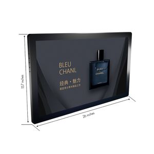 27 Inch 4k Screen Indoor Wall Mounted Touch Video Player Lcd Advertising Display Monitor Digital Signage