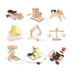 Customized  Science Fun Wooden  Student Kits DIY STEAM  Diy Solar STEM Toys