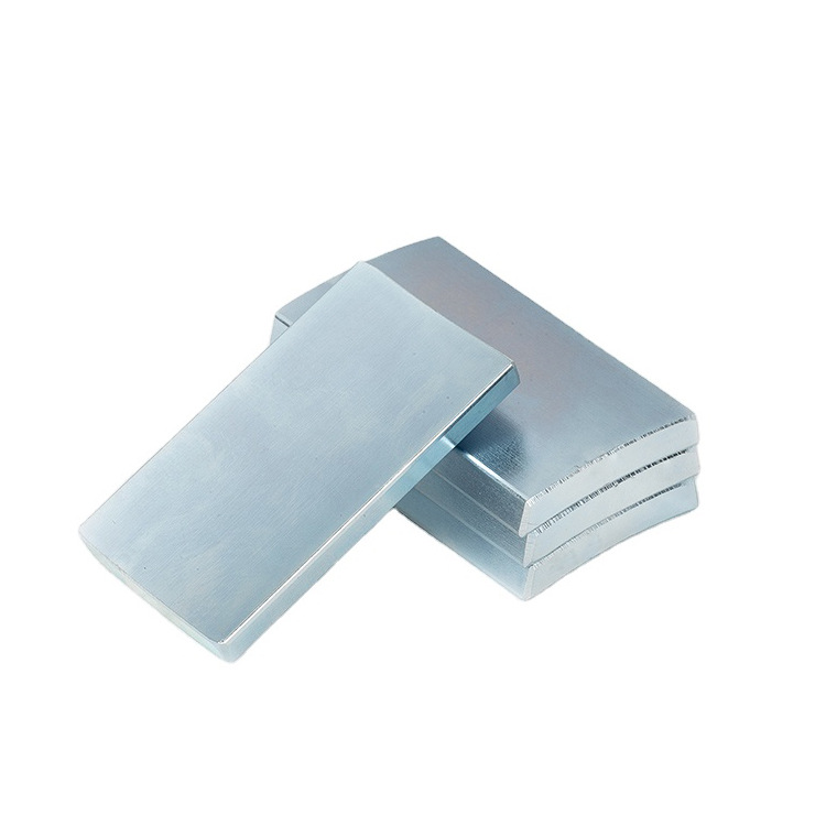 N42H NdFeB Arc Segment Magnets for Generators Wind Turbine Rotor