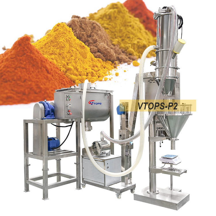 High Precision Auger Powder Filling Machine 1000g Corn Wheat Flour Vacuum Type Powder Filling Machine