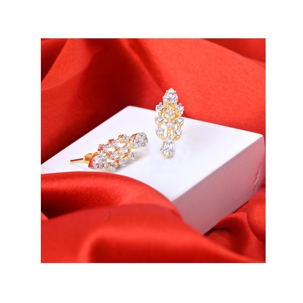 Direct Factory Supply Fashion Jewelry American Diamond Earrings for Women from India Export