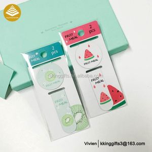 Wholesale custom handmade cartoon cute design paper magnetic bookmark in paper crafts