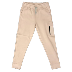 Women's Solid Fleece Trouser with Zippered Pocket Breathable Knitted Casual Style XL Size Mid-Waist Patterned Logo