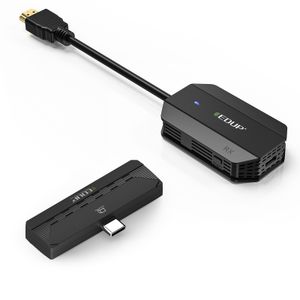 EDUP Newest Type C Version 1080P Extender HD Wireless Plug and Play Transmitter and Receiver 4G/5G Wifi for Phone to TV/Laptop