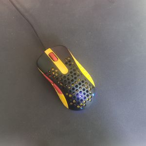 Hot Sale Honeycomb RGB Gamer Mouse Computer High Quality Lightweight Ergonomics Wired Glowing LED Gaming Mouse