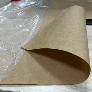 Customized 85gsm peelable PE foaming kraft paper waterproof sponge used as underlay paper