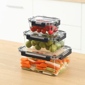 Airtight Food Containers Leak-proof Storage Microwave and Dishwasher Safe 3pc Meal Prep BPA-Free Lids with Locking Tabs