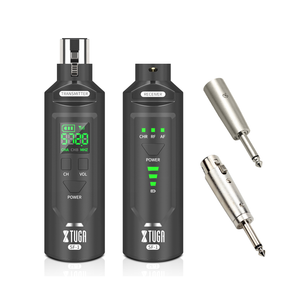 XTUGA SF-1 UHF Transmitter Receiver Wireless Xlr for Dynamic Microphone, Audio Mixer, PA System