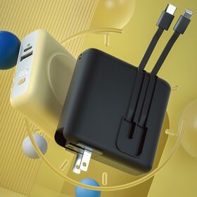 Travel Charger wireless power bank Magnetic 10000mAh AC plug 15W wireless charger with worldwide AC Charger factory direct