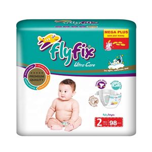 Flyfix  mega plus Baby Diaper High Quality  Price Baby Diapers Wholesale Disposable Baby Diapers Soft inner Surface Dry Nights