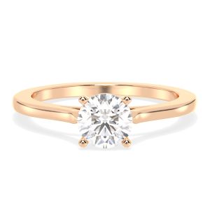 REYES 925 Sterling Silver Moissanite Wedding Band 14K Gold Engagement Ring Minimalist Design Classic Anniversary Fine Jewelry