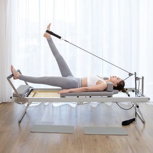 Home Fitness Easy Adjust Yoga Folding Reformer Equipment Core Yoga Bed Weight Loss Steel ABS steels Material Pilates Machine
