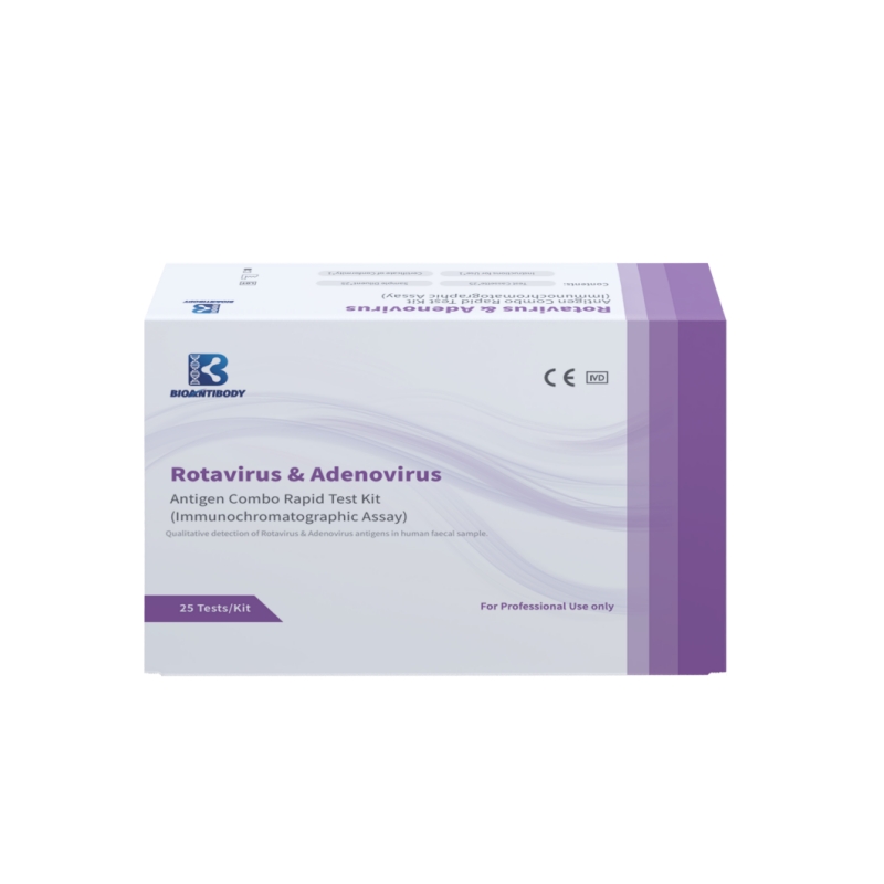 Diagnostic Kits Medical Supplies Rotavirus & Adenovirus Antigen Combo Rapid Test Kit Manufacturer Supply