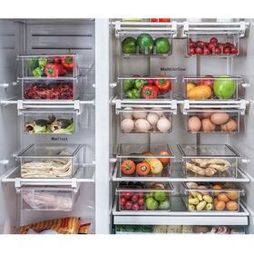 Creative House cabinet freezer storage holder with hook plastic kitchen fridge food hanging drawers storage organizerPopular