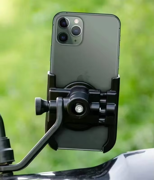 wholesale Aluminium Alloy Mobile Phone Holder Bike Motorcycle rearview mirror Cell Phone Holder Rotation Adjustable